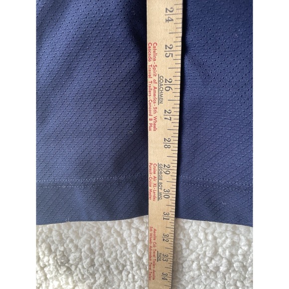 Vintage 90s CCM NHL New York Rangers Navy Blue Lady Liberty Jersey Mens XL - Picture 6 of 9